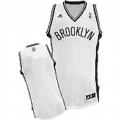 Revolution 30 Brooklyn Nets Blank White Stitched NBA Jersey
