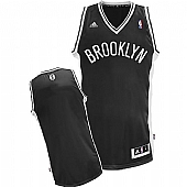 Revolution 30 Brooklyn Nets Blank Black Stitched NBA Jersey
