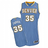 Revolution 30 Denver Nuggets #35 Kenneth Faried Baby Blue Stitched NBA Jersey