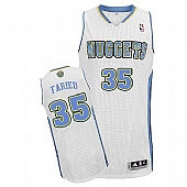 Revolution 30 Denver Nuggets #35 Kenneth Faried White Stitched NBA Jersey