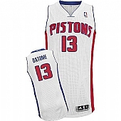 Revolution 30 Detroit Pistons #13 Gigi Datome White Stitched NBA Jersey