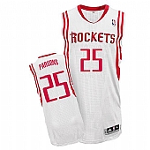 Revolution 30 Houston Rockets #25 Chandler Parsons White Home Stitched NBA Jersey
