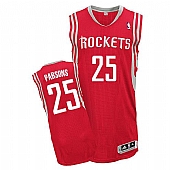 Revolution 30 Houston Rockets #25 Chandler Parsons Red Road Stitched NBA Jersey