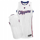 Revolution 30 Los Angeles Clippers Blank White Stitched NBA Jersey