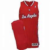 Revolution 30 Los Angeles Clippers Blank Red Stitched NBA Jersey