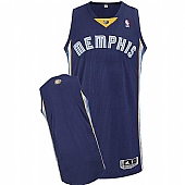 Revolution 30 Memphis Grizzlies Blank Dark Blue Stitched NBA Jersey