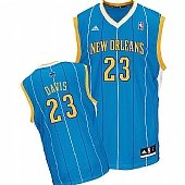 Revolution 30 New Orleans Hornets #23 Anthony Davis Baby Blue Stitched NBA Jersey