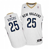 Revolution 30 New Orleans Pelicans #25 Austin Rivers White Stitched NBA Jersey