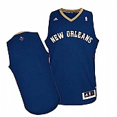 Revolution 30 New Orleans Pelicans Blank Navy Stitched NBA Jersey
