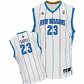 Revolution 30 New Orleans Hornets #23 Anthony Davis White Stitched NBA Jersey