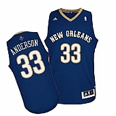 Revolution 30 New Orleans Pelicans #33 Ryan Anderson Navy Stitched NBA Jersey