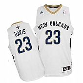 Revolution 30 New Orleans Pelicans #23 Anthony Davis White Stitched NBA Jersey