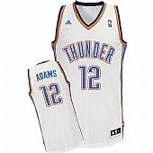 Revolution 30 Oklahoma City Thunder #12 Steven Adams White Stitched NBA Jersey