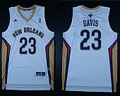 Revolution 30 Pelicans #23 Anthony Davis White Stitched NBA Jersey