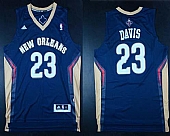 Revolution 30 Pelicans #23 Anthony Davis Navy Stitched NBA Jersey