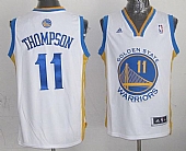 Revolution 30 Warriors #11 Klay Thompson White Stitched NBA Jersey