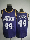 Utah Jazz #44 Pete Maravich Purple (Pistol) Soul Swingman Stitched NBA Jersey