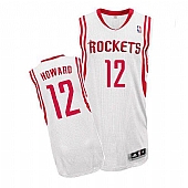 Revolution 30 Rockets #12 Dwight Howard White Home Embroidered NBA Jersey