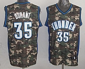 Thunder #35 Kevin Durant Camo Stealth Collection Stitched NBA Jersey