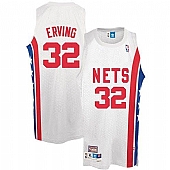 Brooklyn Nets #32 Julius Erving White ABA Retro Swingman Throwback Stitched NBA Jersey
