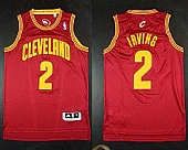 Cavaliers #2 Kyrie Irving Red Revolution 30 Stitched NBA Jersey