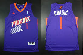 Adidas NBA Phoenix Suns 1 Goran Dragic New Revolution 30 Swingman Purple Jersey