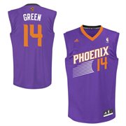 Adidas Phoenix Suns 14 Gerald Green Authentic Alternate Jersey-purple