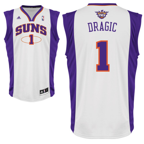 Men's Adidas Phoenix Suns #1 Goran Dragic White Home Swingman NBA Jersey