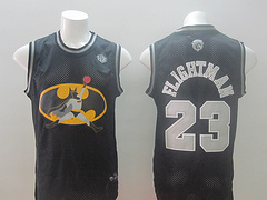 Revolution 30 Chicago Bulls #23 Flightman Black Stitched NBA Jersey