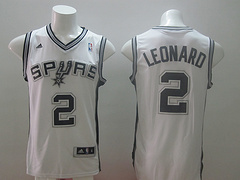 San Antonio Spurs #2 Kawhi Leonard Revolution 30 Swingman White Jersey