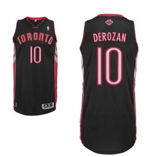 Toronto Raptors #10 Demar Derozan Revolution 30 Swingman Black