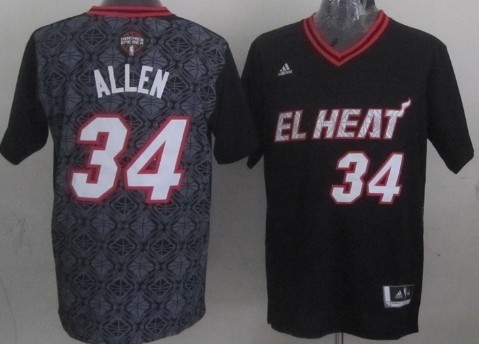 Miami Heat #34 Ray Allen Revolution 30 Swingman 2014 N