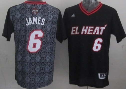 Miami Heat #6 LeBron James Revolution 30 Swingman 2014