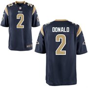Nike  St. Louis Rams 2014 NFL Draft #2 Pick Round 1 Aaron Donald Navy Blue  Game Jersey