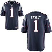 Nike England Patriots 2014 NFL Draft #1 Pick Dominique Easley Navy Blue New Game Jersey