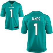 Nike Miami Dolphins 2014 NFL Draft #1 Pick  JaWuan James Aqua Game Jersey