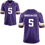 Nike Minnesota Vikings 2014 NFL Draft #2 Pick Round 1 Teddy Bridgewater Purple Game Jersey