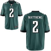 Nike Philadelphia Eagles 2014 NFL Draft #2 Pick  Jordan Matthews Midnight Green Game Jersey