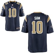Nike St. Louis Rams 2014 NFL Draft #10 Pick Michael Sam Game Jersey – Navy Blue