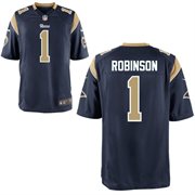 Nike St. Louis Rams 2014 NFL Draft #1 Pick Greg Robinson Navy Blue Game Jersey