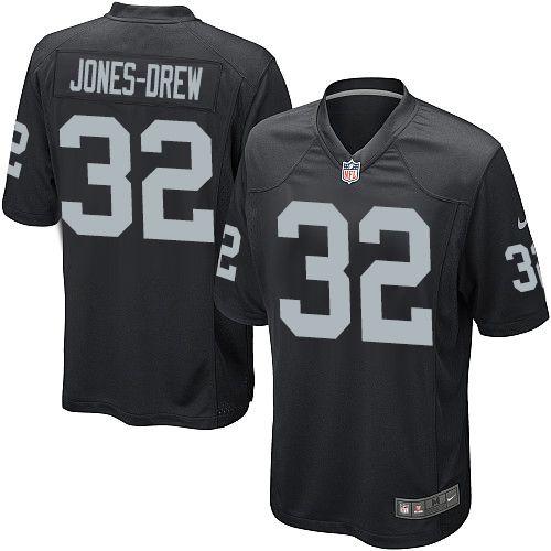 Nike Oakland Raiders #32 Maurice Jones-Drew Black Team Color Men's Stitched NFL Game Jersey