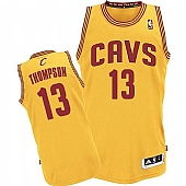 Revolution 30 Cavaliers #13 Tristan Thompson Yellow Stitched NBA Jersey