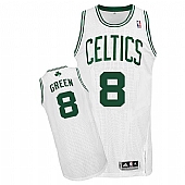 Revolution 30 Celtics #8 Jeff Green White Stitched NBA Jersey