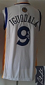 Revolution 30 Autographed Warriors #9 Andre Iguodala White Stitched NBA Jersey