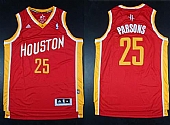 Revolution 30 Rockets #25 Chandler Parsons Red Alternate Stitched NBA Jersey