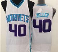 Revolution 30 Charlotte Hornets #40 Cody Zeller White Stitched NBA Jersey