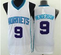 Revolution 30 Charlotte Hornets #9 Gerald Henderson White Stitched NBA Jersey