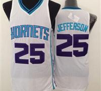 Revolution 30 Charlotte Hornets #25 Al Jefferson White Stitched NBA Jersey