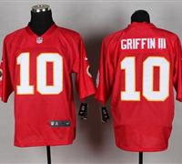 New Washington Redskins #10 Robert Griffin III Red NFL Elite QB Practice Jersey