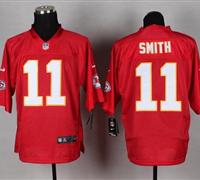 w Kansas City Chiefs #11 Alex Smith Red NFL Elite QB Practice Jersey